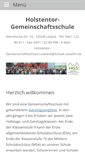 Mobile Screenshot of holstentor-gemeinschaftsschule.de